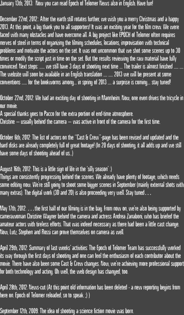 January 13th, 2013:  Now